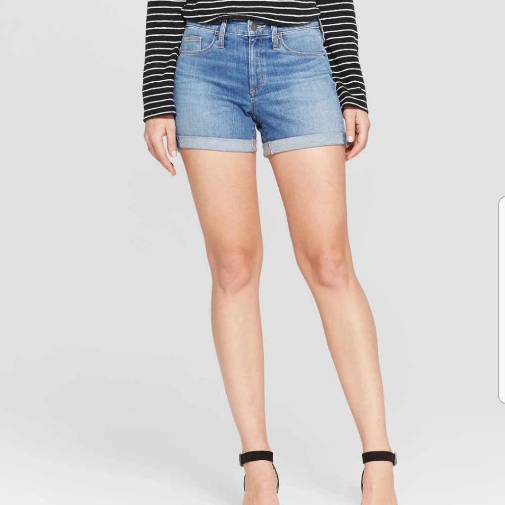 Denim shorts